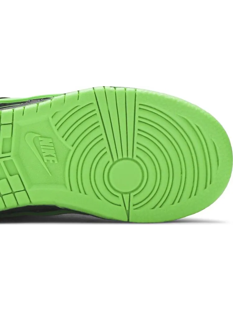 Кроссовки Nike Off-White x Rubber Dunk PS 'Green Strike' — изображение 5 из 8, зеленый