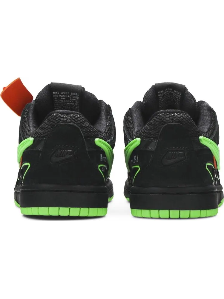 Кроссовки Nike Off-White x Rubber Dunk PS 'Green Strike' — изображение 6 из 8, зеленый