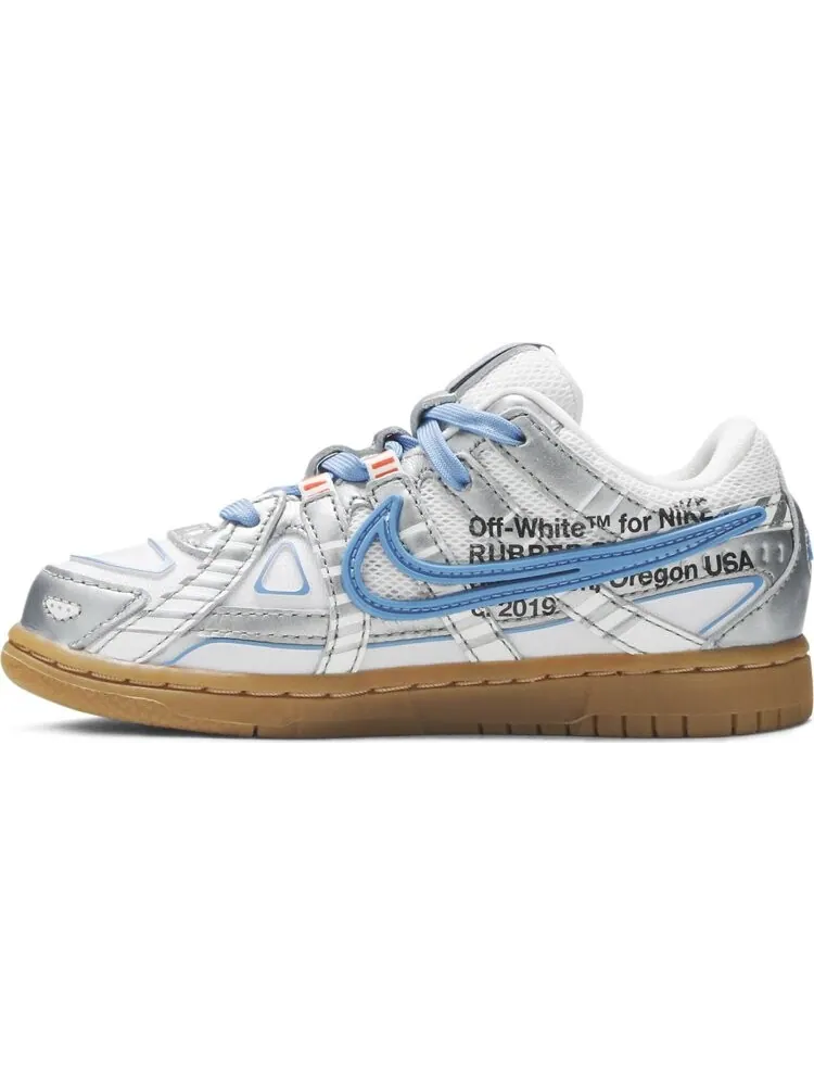 Кроссовки Nike Off-White x Rubber Dunk PS 'University Blue' — изображение 3 из 8, синий