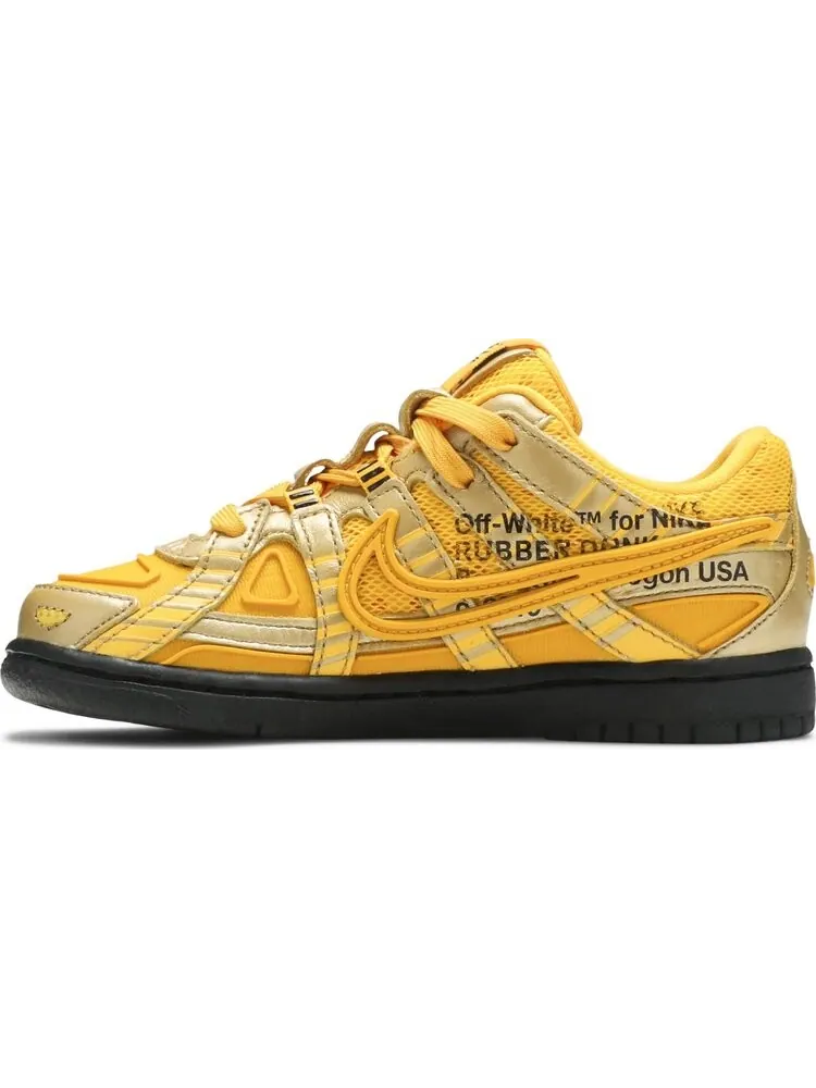 Кроссовки Nike Off-White x Rubber Dunk PS 'University Gold' — изображение 3 из 8, золото