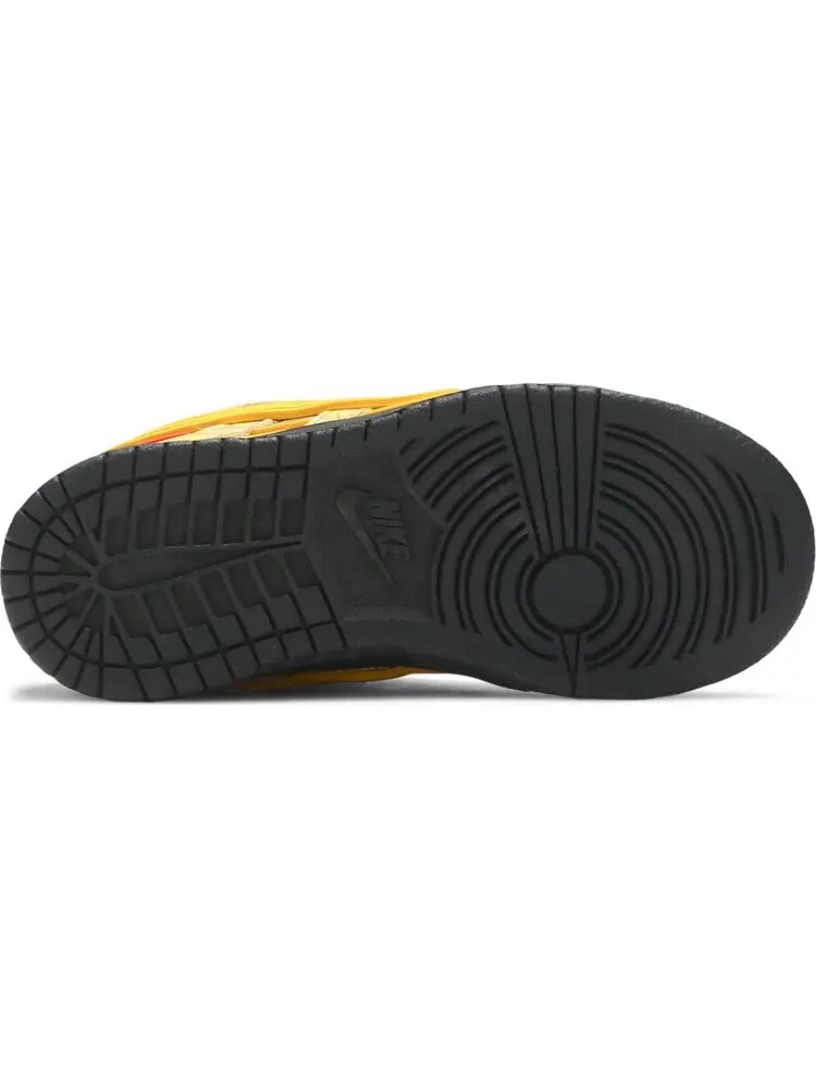 Кроссовки Nike Off-White x Rubber Dunk PS 'University Gold' — изображение 4 из 8, золото