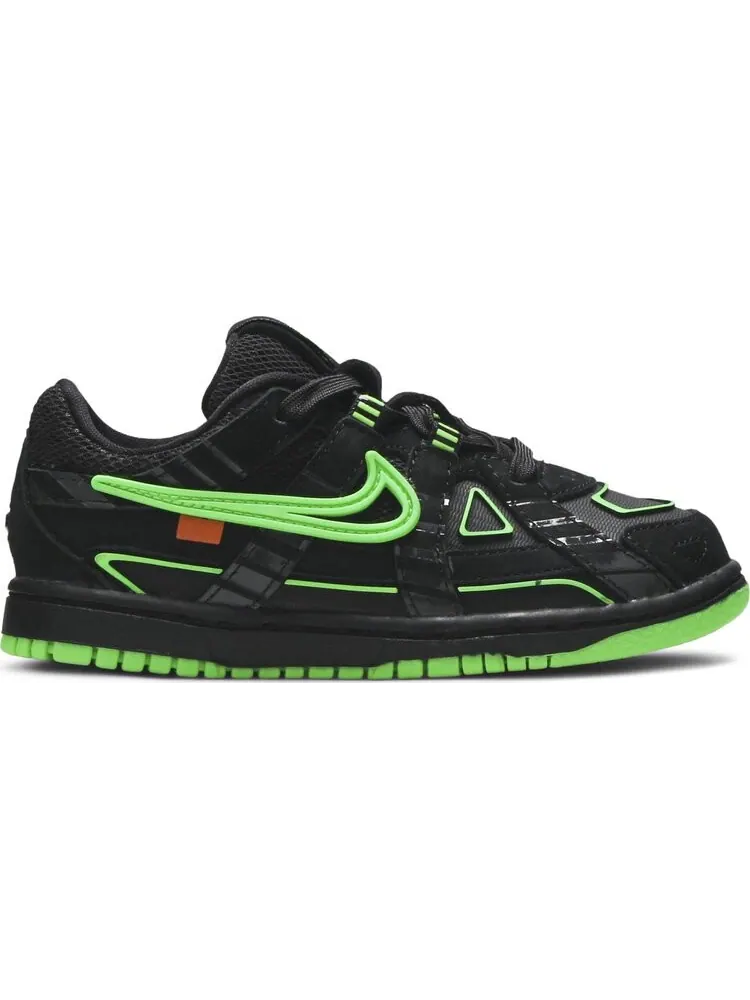 Кроссовки Nike Off-White x Rubber Dunk TD 'Green Strike' — изображение 1 из 8, зеленый/черный