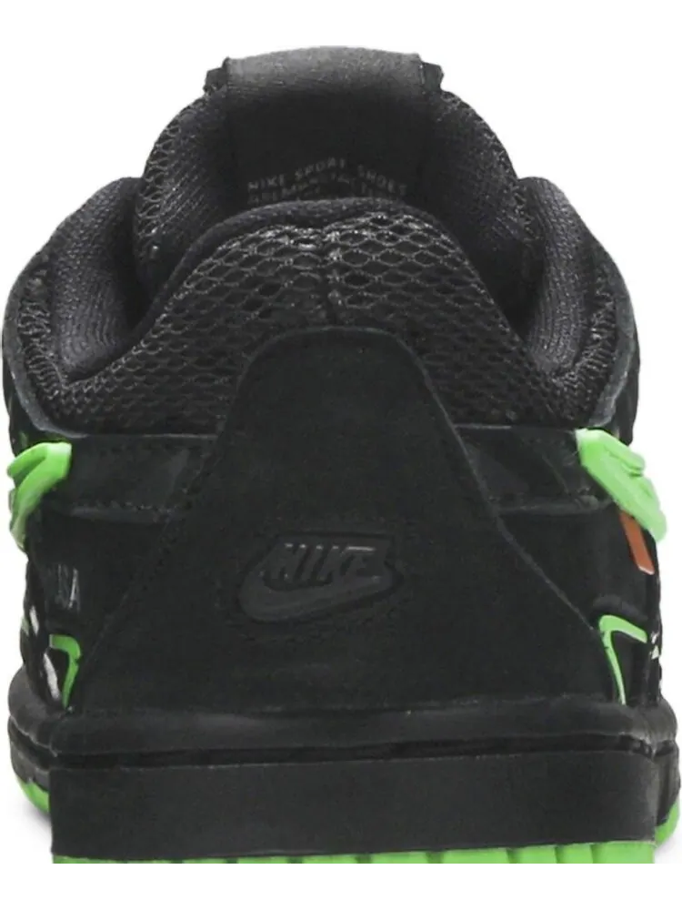 Кроссовки Nike Off-White x Rubber Dunk TD 'Green Strike' — изображение 7 из 8, зеленый/черный