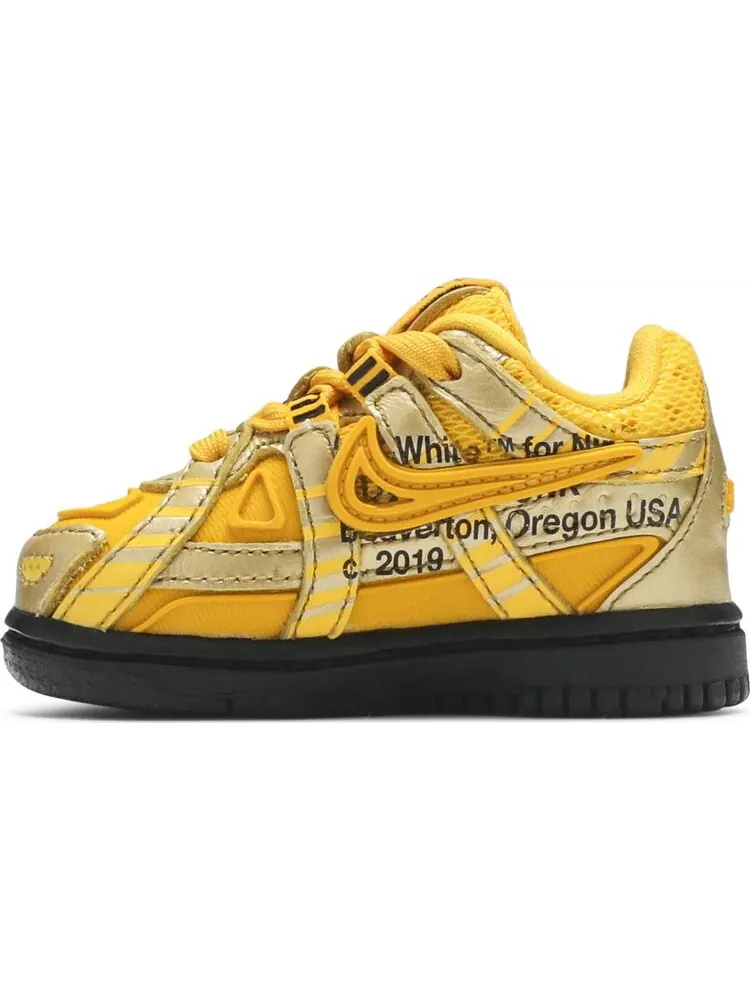 Кроссовки Nike Off-White x Rubber Dunk TD 'University Gold' — изображение 3 из 8, золото