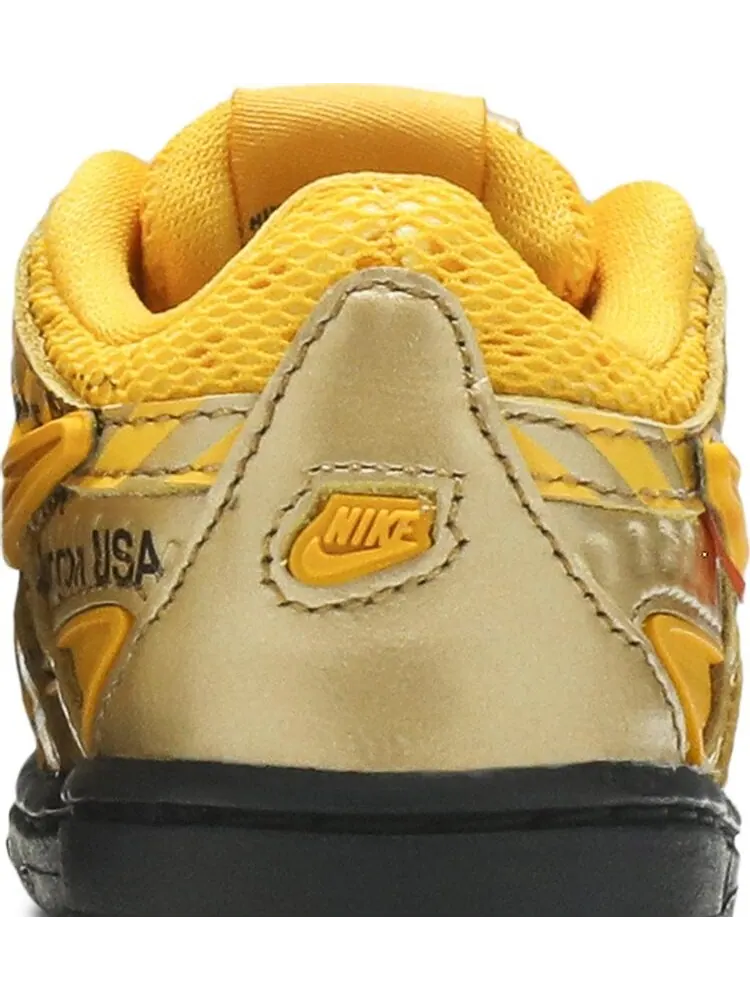 Кроссовки Nike Off-White x Rubber Dunk TD 'University Gold' — изображение 7 из 8, золото