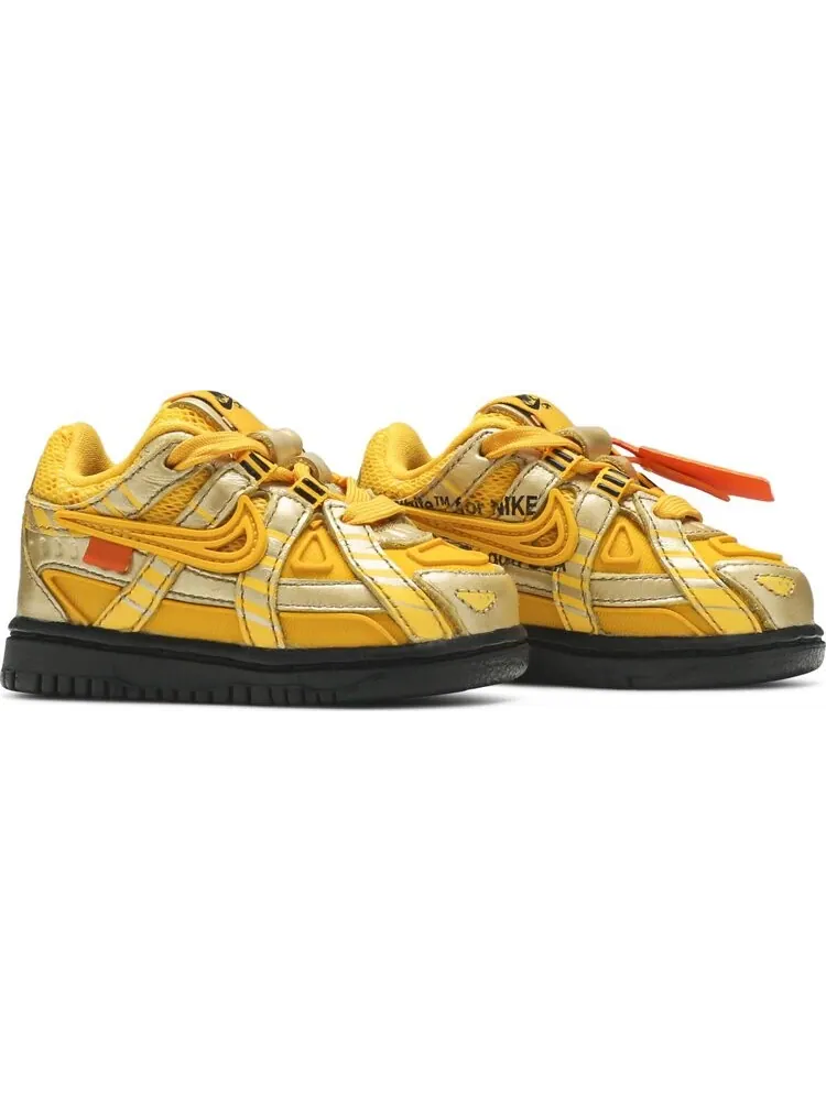 Кроссовки Nike Off-White x Rubber Dunk TD 'University Gold' — изображение 8 из 8, золото