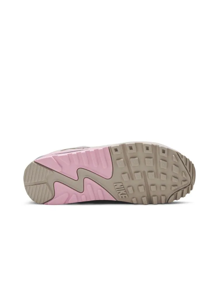 Кроссовки Nike Air Max 90 'Pink String' — изображение 5 из 9, серый/розовый/серый