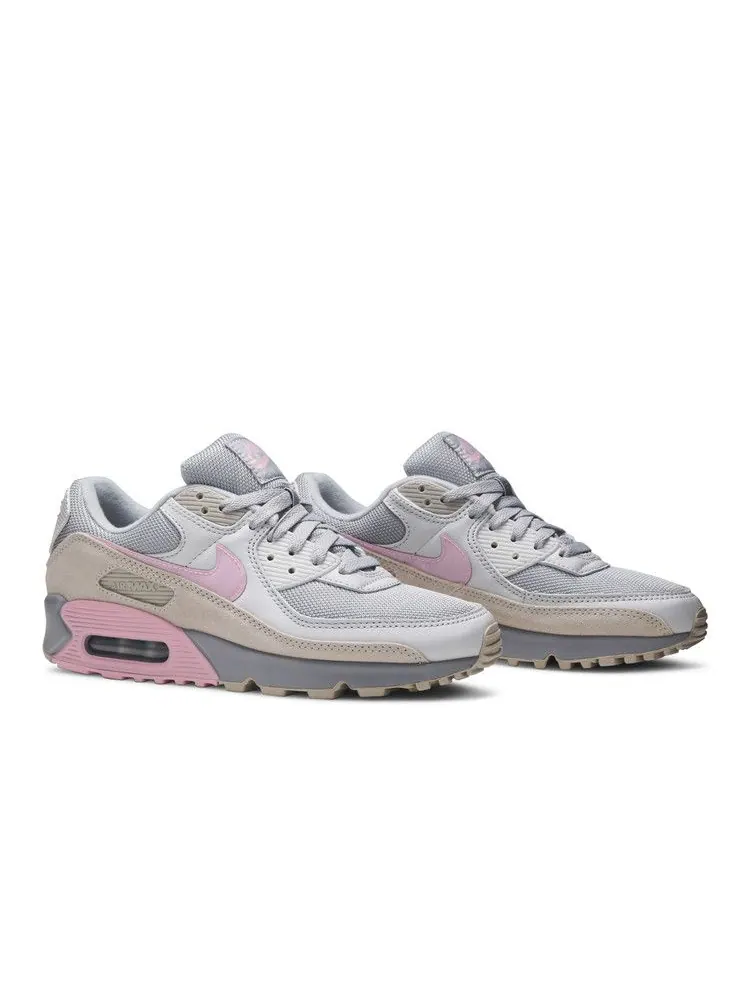 Кроссовки Nike Air Max 90 'Pink String' — изображение 9 из 9, серый/розовый/серый