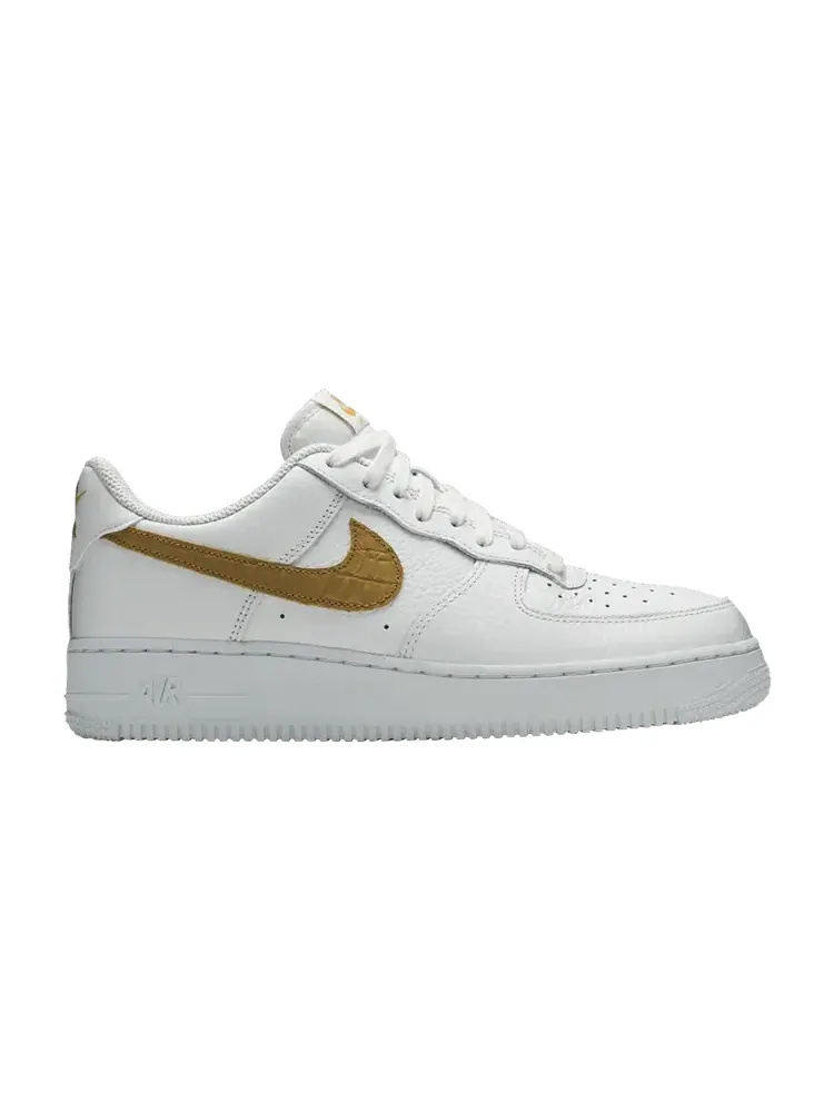 Кроссовки Nike Air Force 1 Low 'Club Gold Swoosh' — изображение 1 из 9, белый/золотистый