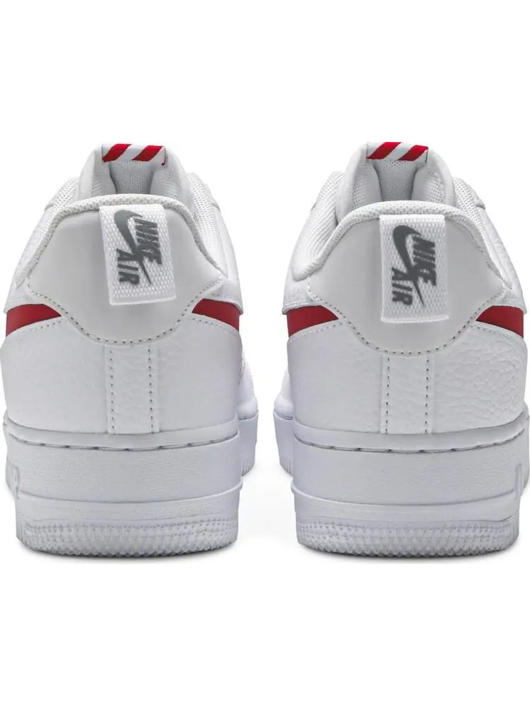 Кроссовки Nike Air Force 1 Low Utility 'White Red' — изображение 6 из 8, белый