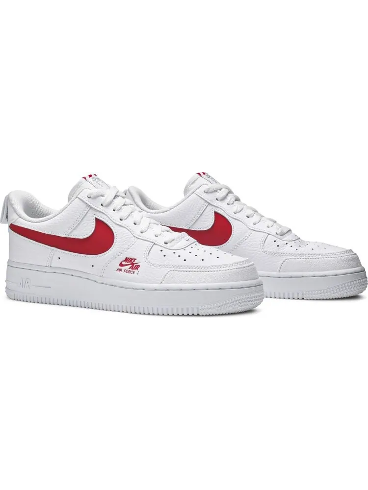 Кроссовки Nike Air Force 1 Low Utility 'White Red' — изображение 8 из 8, белый