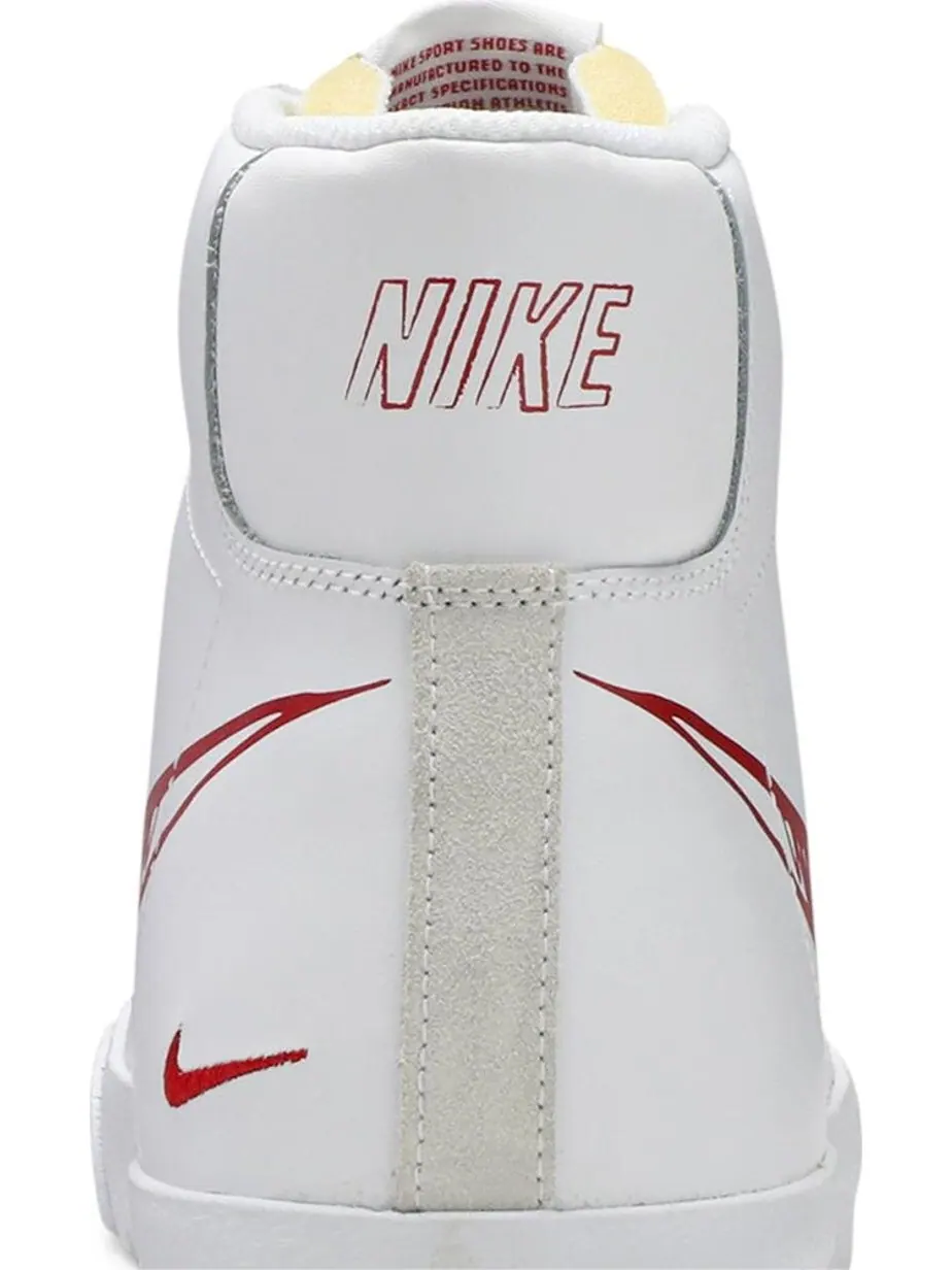 Кроссовки Nike Blazer Mid 77 'Sketch - Red' — изображение 7 из 8, белый