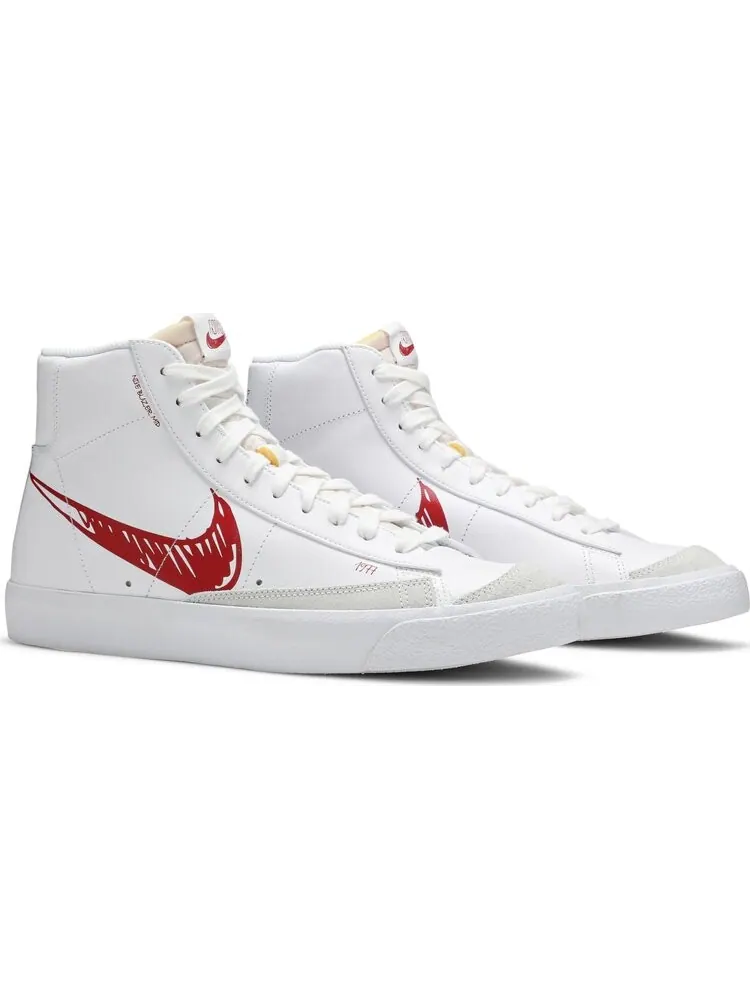 Кроссовки Nike Blazer Mid 77 'Sketch - Red' — изображение 8 из 8, белый