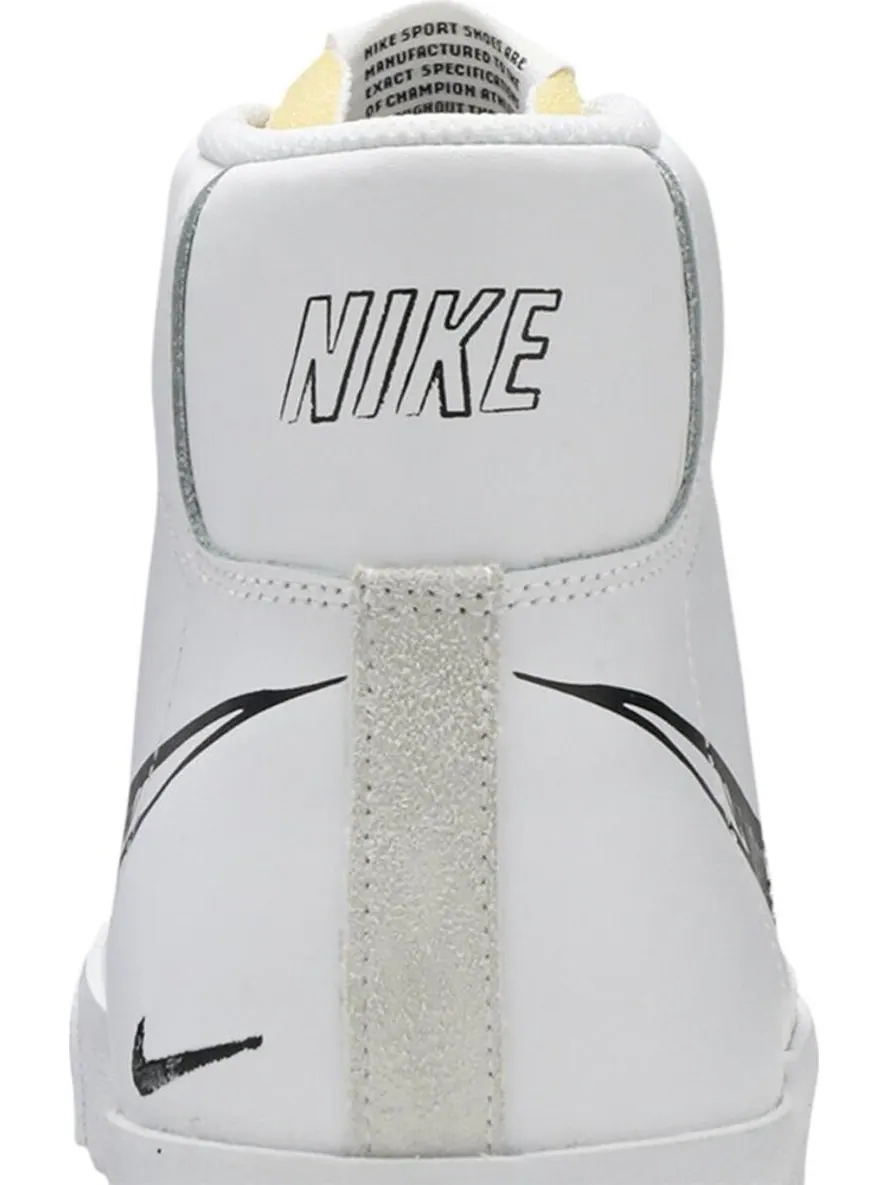 Кроссовки Nike Blazer Mid 77 'Sketch - Black' — изображение 7 из 8, белый