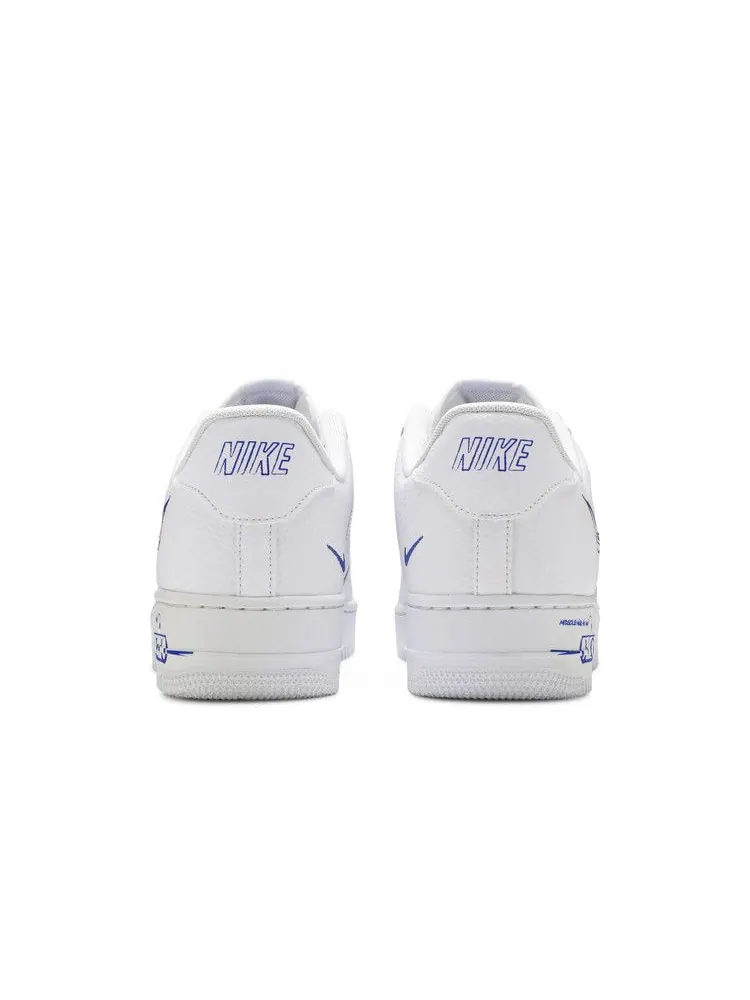 Кроссовки Nike Air Force 1 Low 'Sketch' — изображение 7 из 9, белый