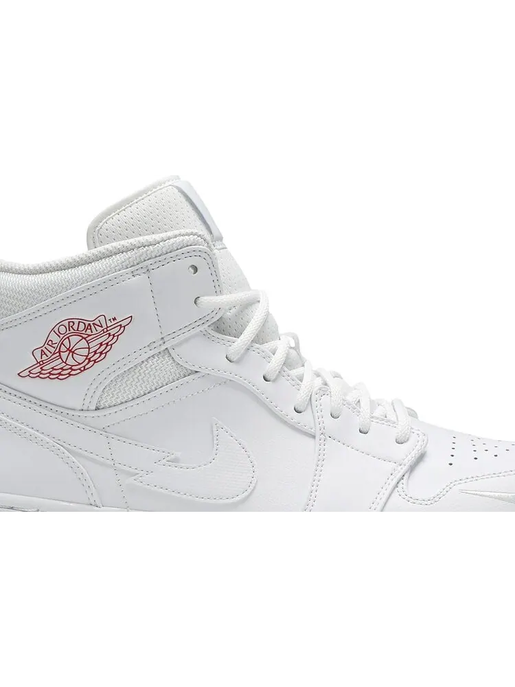 Кроссовки Air Jordan 1 Mid SE Euro Tour — изображение 2 из 8, белый