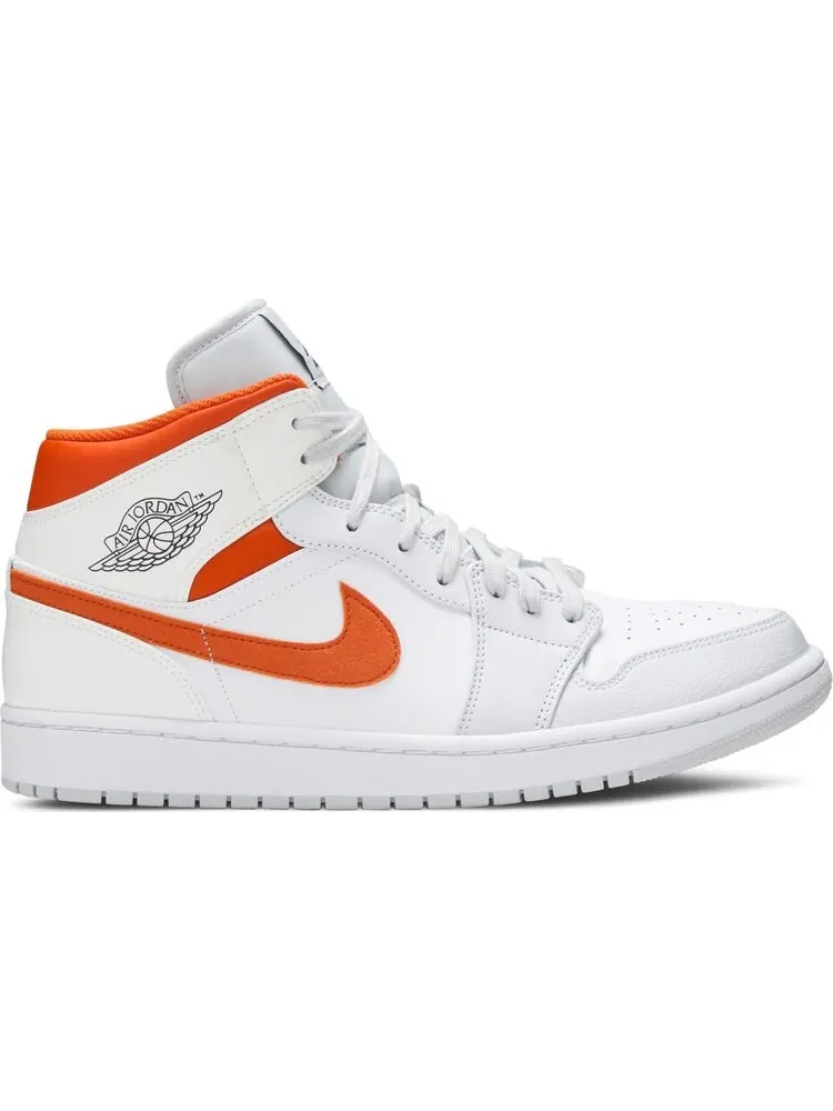 Кроссовки Air Jordan 1 Mid Starfish — изображение 1 из 8, белый