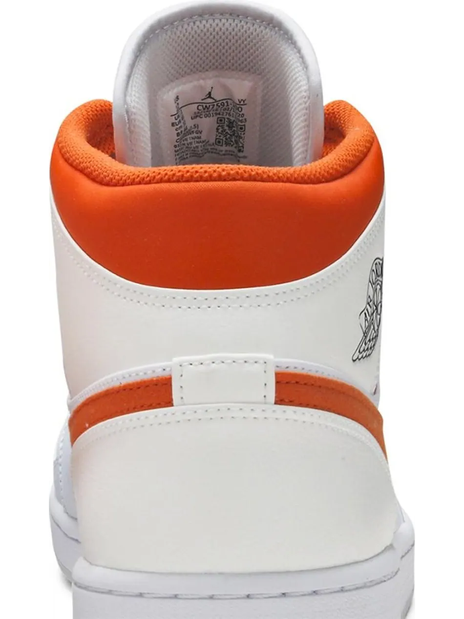 Кроссовки Air Jordan 1 Mid Starfish — изображение 7 из 8, белый