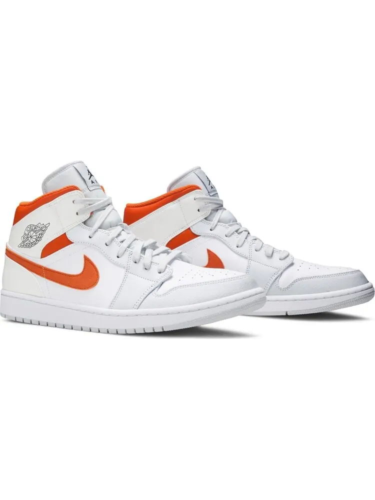 Кроссовки Air Jordan 1 Mid Starfish — изображение 8 из 8, белый