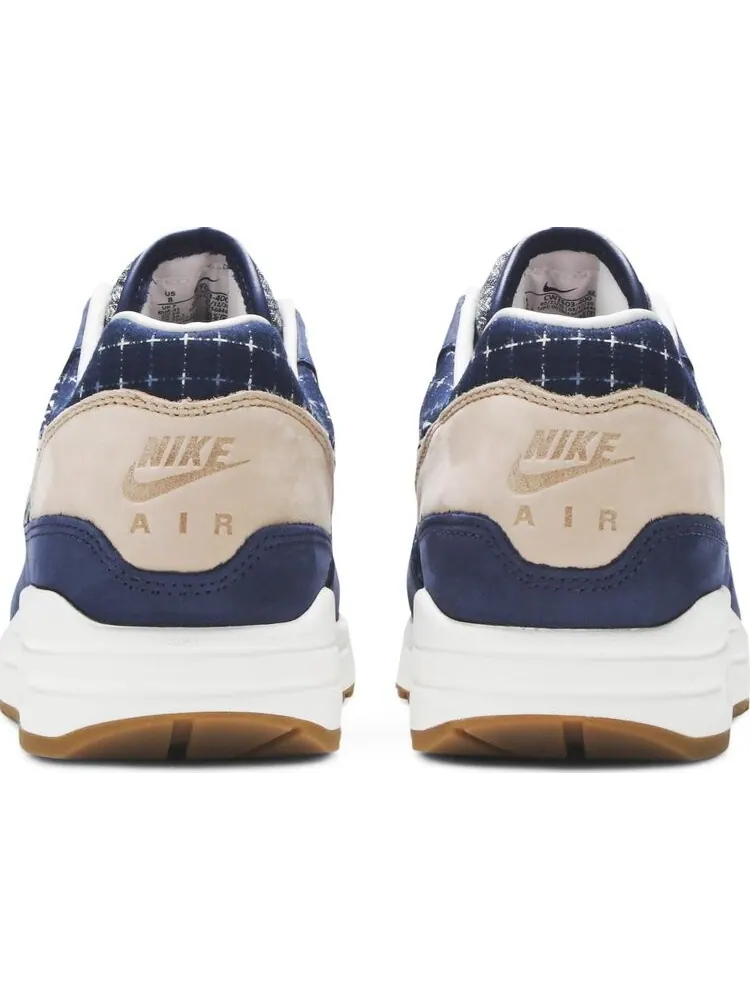 Кроссовки Nike Denham x Air Max 1 'Blue Void' — изображение 6 из 8, синий