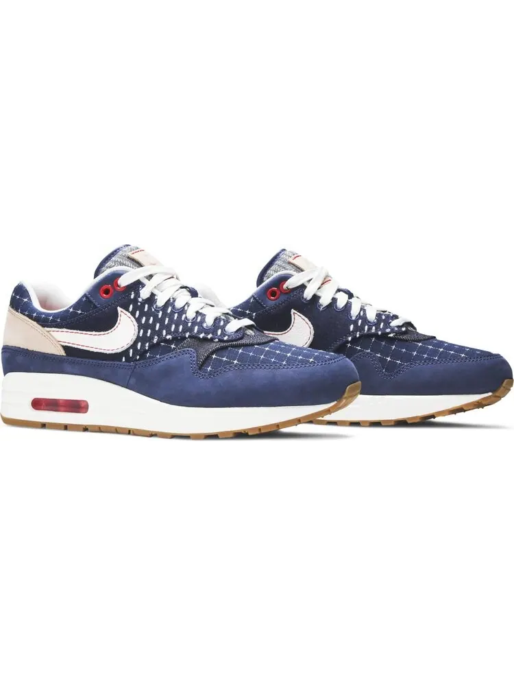 Кроссовки Nike Denham x Air Max 1 'Blue Void' — изображение 8 из 8, синий