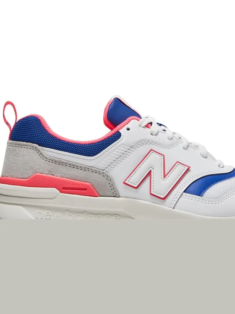 Кроссовки New Balance Wmns 997 'White Blue Pink' — изображение 2 из 8, белый