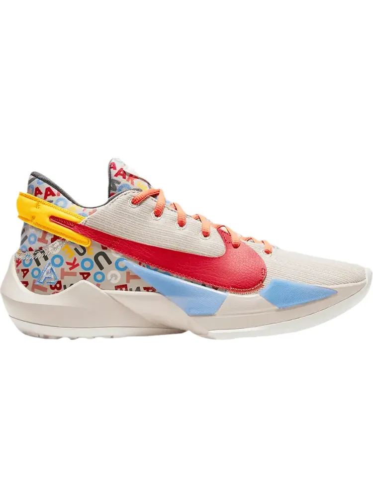 Кроссовки Nike Zoom Freak 2 EP 'Letter Bro' — изображение 1 из 1, мульти