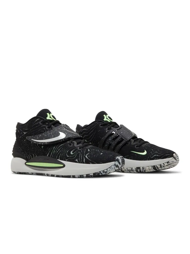 Кроссовки KD 14 EP 'Black Lime Glow' — изображение 8 из 8, черный