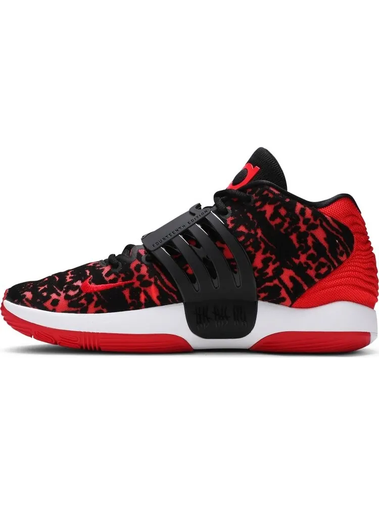 Кроссовки Nike KD 14 EP 'Bred' — изображение 3 из 8, красный