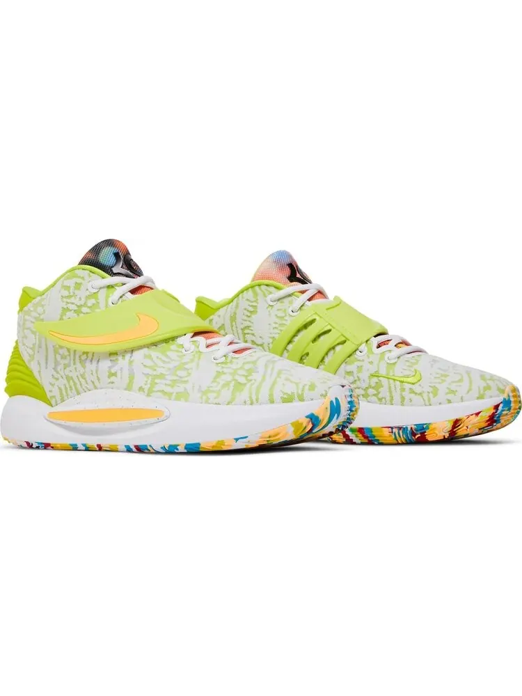 Кроссовки Nike KD 14 EP 'Cyber' — изображение 8 из 8, зеленый
