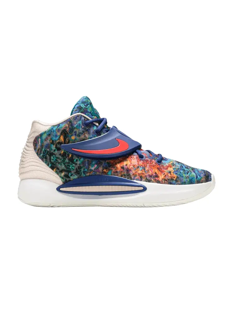 Кроссовки Nike KD 14 EP 'Psychedelic' — изображение 1 из 9, глубокий синий/бледный