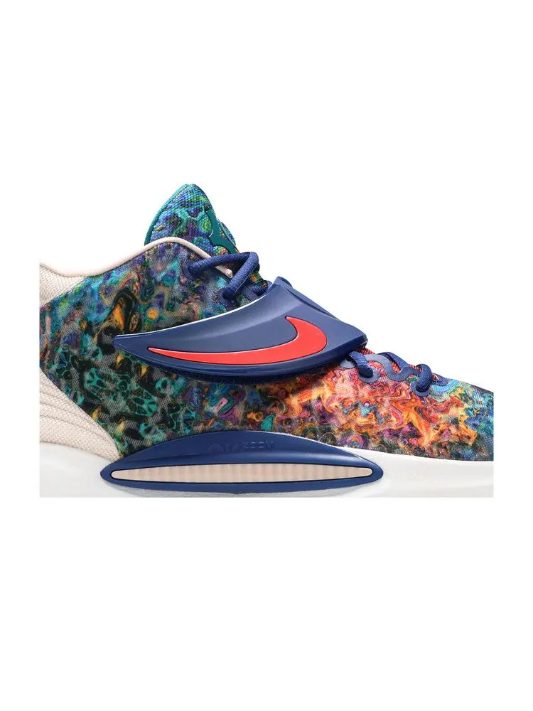 Кроссовки Nike KD 14 EP 'Psychedelic' — изображение 3 из 9, глубокий синий/бледный