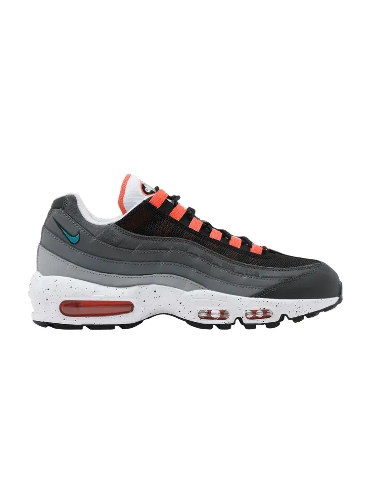 Кроссовки Nike Air Max 95 'Black Speckled' — изображение 1 из 9, черный/оранжевый/белый