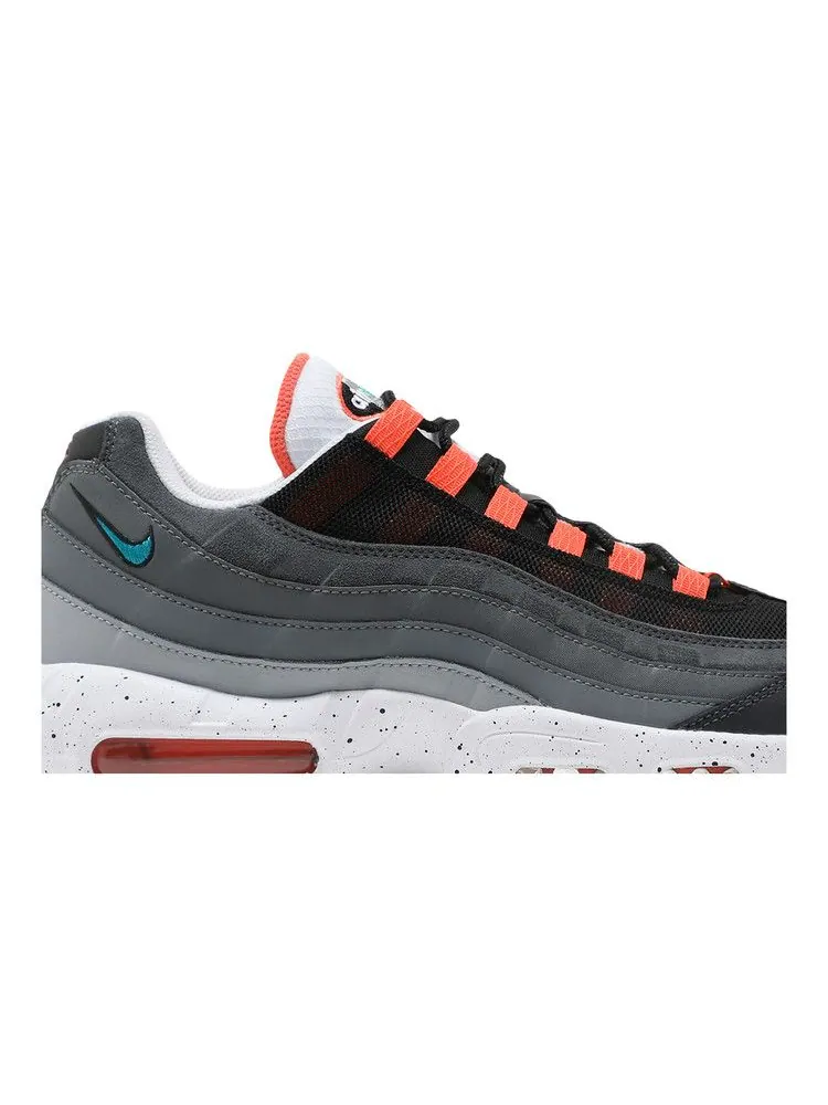 Кроссовки Nike Air Max 95 'Black Speckled' — изображение 3 из 9, черный/оранжевый/белый