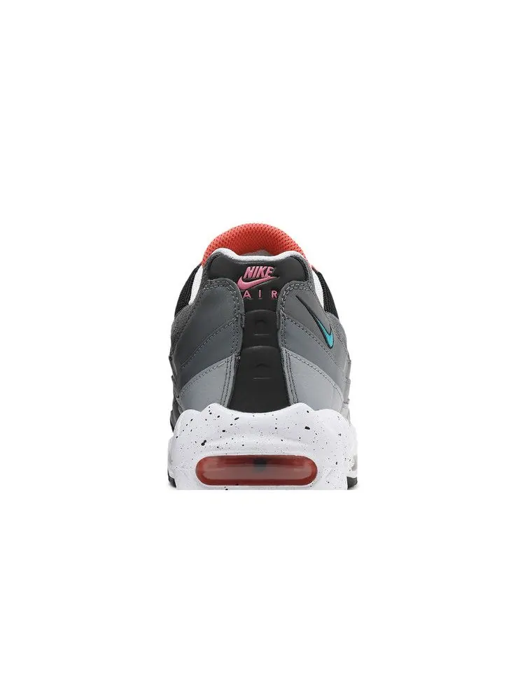 Кроссовки Nike Air Max 95 'Black Speckled' — изображение 8 из 9, черный/оранжевый/белый