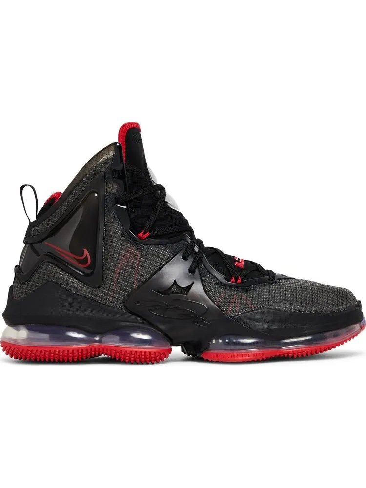 Кроссовки Nike LeBron 19 'Bred' — изображение 1 из 8, черный