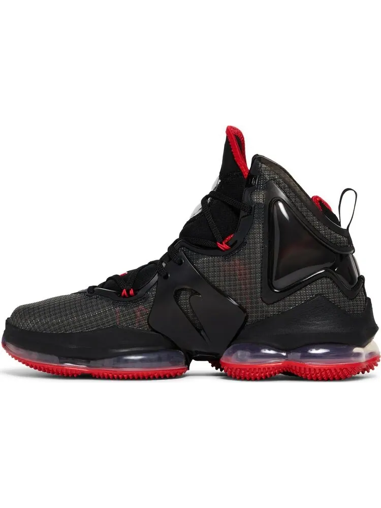 Кроссовки Nike LeBron 19 'Bred' — изображение 3 из 8, черный