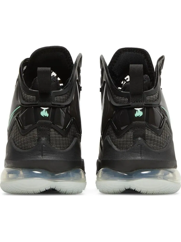 Кроссовки Nike LeBron 19 'Black Green Glow' — изображение 6 из 8, черный