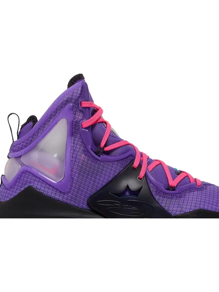 Кроссовки Nike LeBron 19 'DJ Bron' — изображение 2 из 8, фиолетовый
