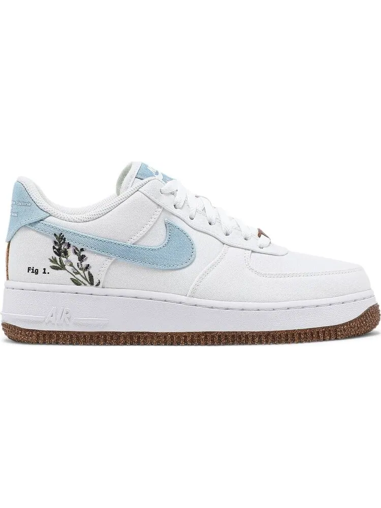 Кроссовки Nike Wmns Air Force 1 '07 SE 'Indigo' — изображение 1 из 8, белый