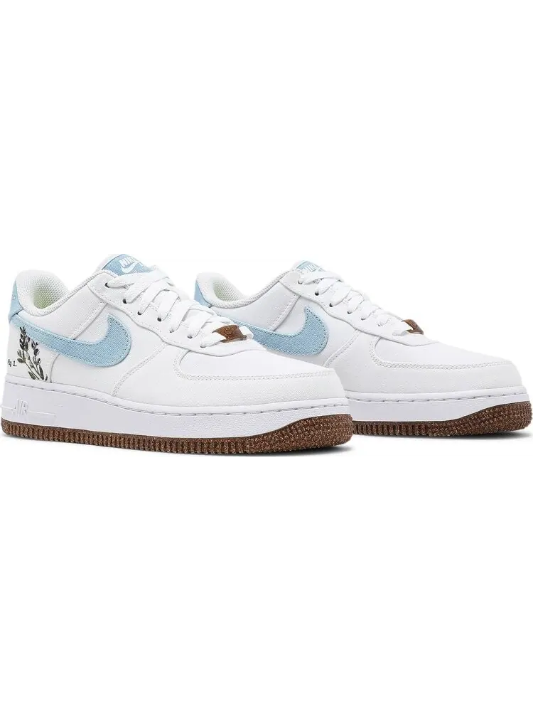 Кроссовки Nike Wmns Air Force 1 '07 SE 'Indigo' — изображение 8 из 8, белый