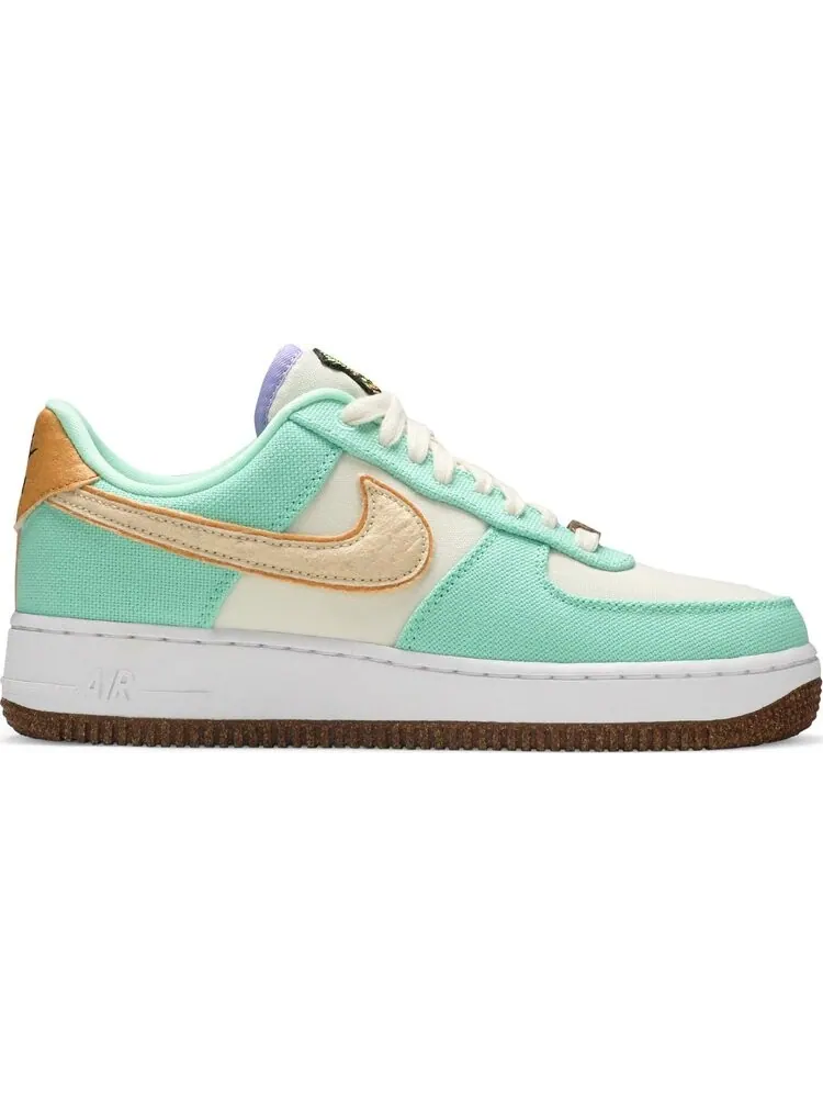 Кроссовки Nike Wmns Air Force 1 '07 LX 'Happy Pineapple' — изображение 1 из 8, зеленый