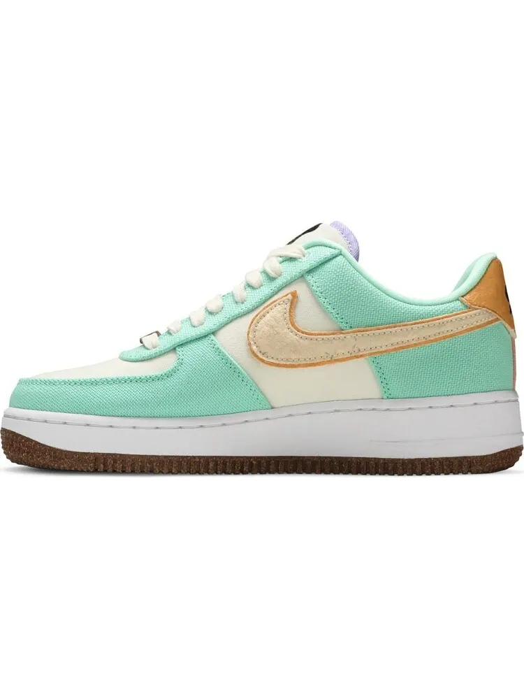 Кроссовки Nike Wmns Air Force 1 '07 LX 'Happy Pineapple' — изображение 3 из 8, зеленый