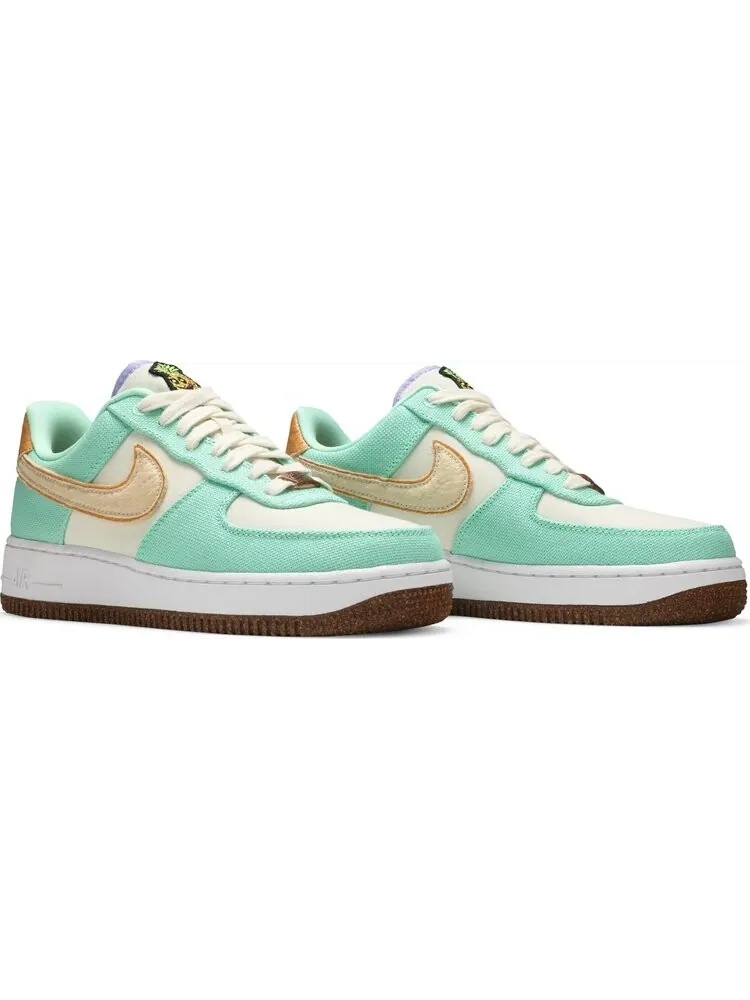 Кроссовки Nike Wmns Air Force 1 '07 LX 'Happy Pineapple' — изображение 8 из 8, зеленый
