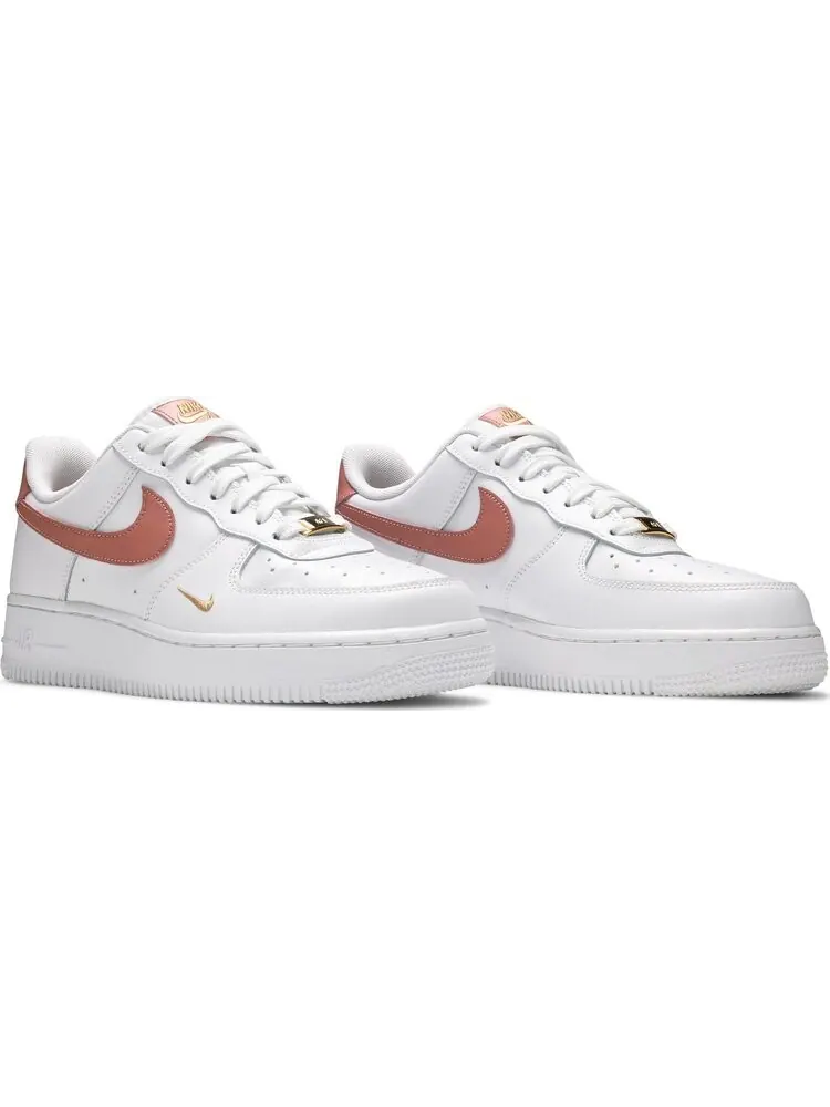 Кроссовки Nike Wmns Air Force 1 '07 Essential 'White Rust Pink' — изображение 8 из 8, белый