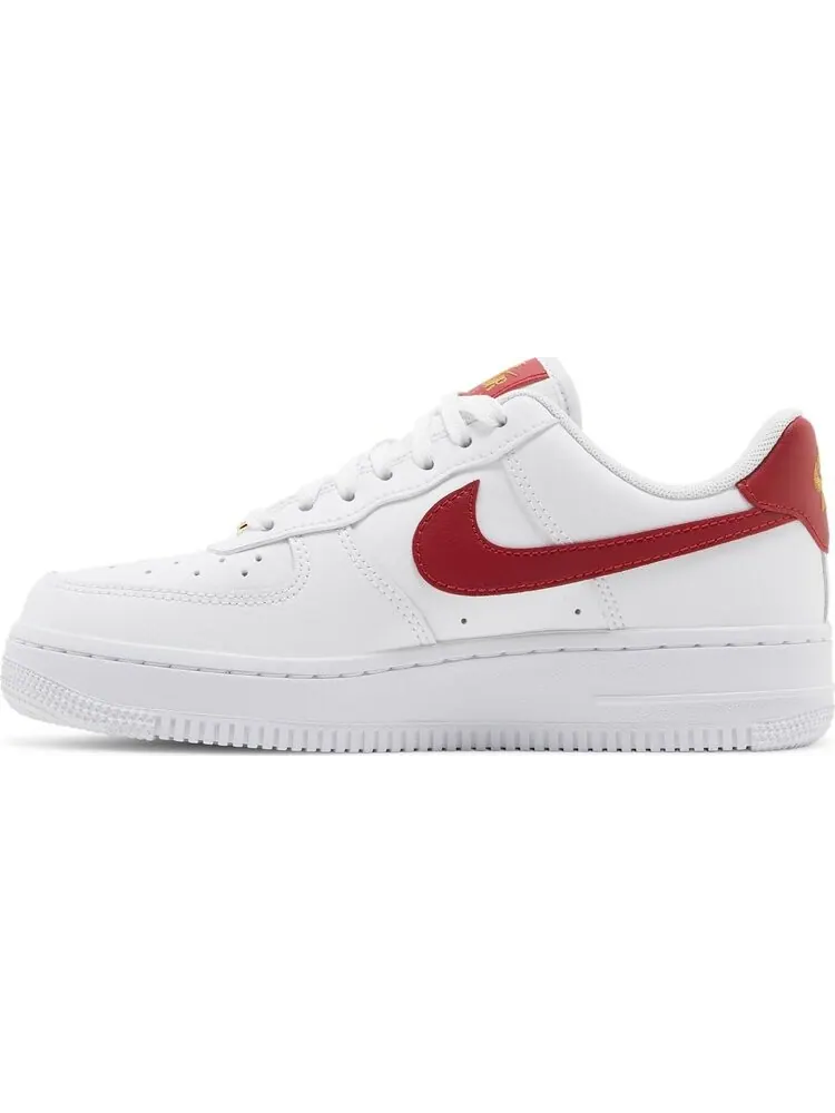 Кроссовки Nike Wmns Air Force 1 Essential Low 'White Gym Red' — изображение 3 из 8, красный