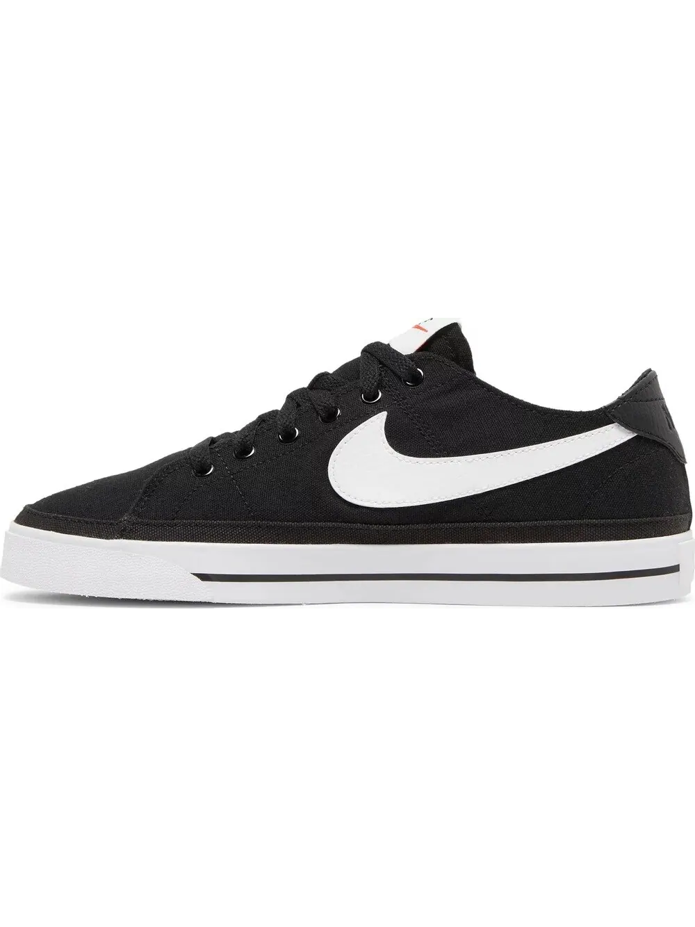 Кроссовки Nike Wmns Court Legacy Canvas Black White — изображение 2 из 5, черный/белый
