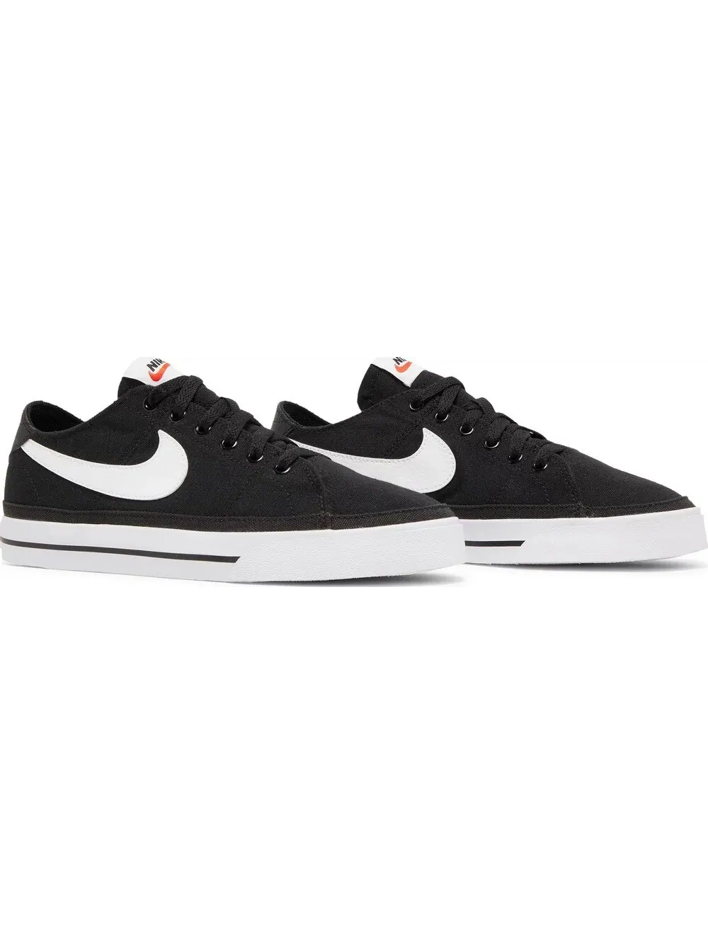 Кроссовки Nike Wmns Court Legacy Canvas Black White — изображение 3 из 5, черный/белый