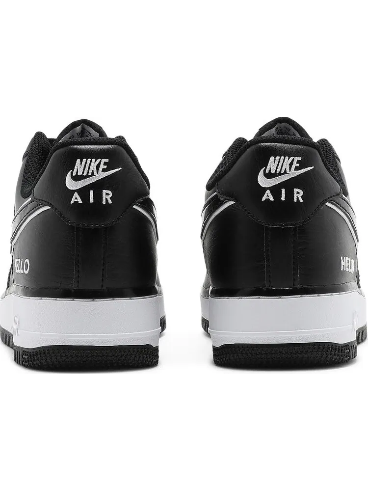 Кроссовки Nike Urbanstar x Air Force 1 '07 LX 'HELLO Pack - Black' — изображение 6 из 8, черный