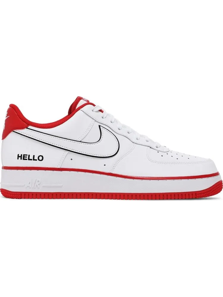 Кроссовки Nike Urbanstar x Air Force 1 '07 LX 'HELLO Pack - White University Red' — изображение 1 из 8, белый